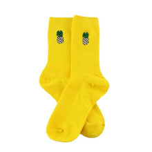 Load image into Gallery viewer, eTya 1 Pair 2019 Korean Kawaii Fruit  Embroidery Cute Sock For Women Lady Girl Cotton Winter Autumn Short Socks Sox